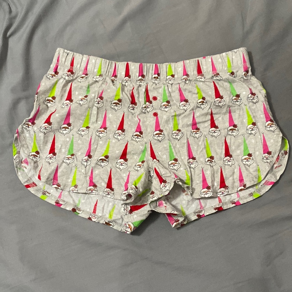 Xhilaration Santa Claus Holiday Print Pajama Lounge Shorts